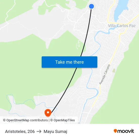 Aristoteles, 206 to Mayu Sumaj map
