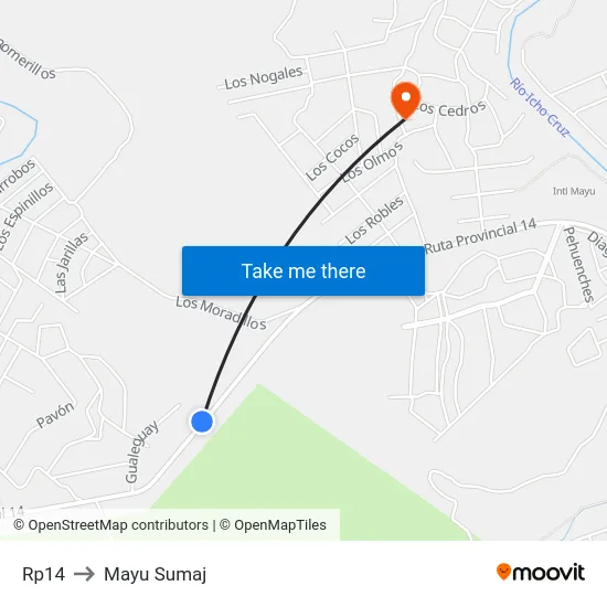 Rp14 to Mayu Sumaj map