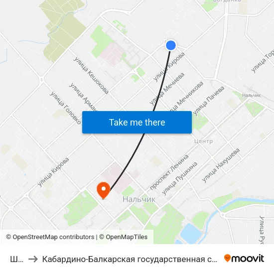 Шанхай to Кабардино-Балкарская государственная сельскохозяйственная академия имени В.М. Кокова. map
