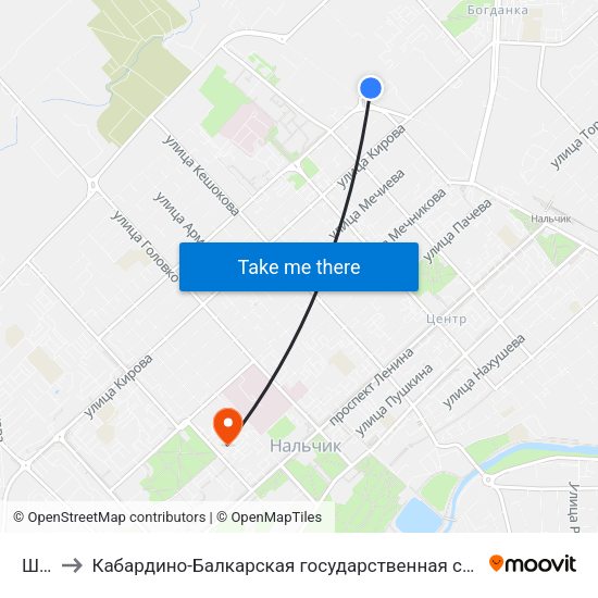 Шанхай to Кабардино-Балкарская государственная сельскохозяйственная академия имени В.М. Кокова. map