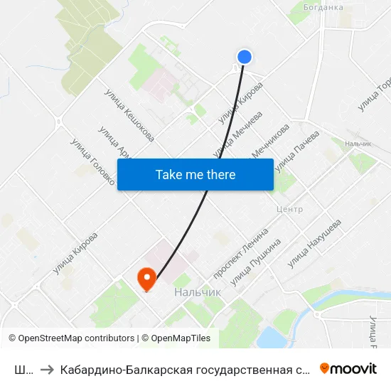 Шанхай to Кабардино-Балкарская государственная сельскохозяйственная академия имени В.М. Кокова. map