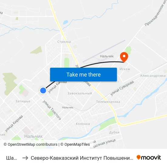 Шанхай to Северо-Кавказский Институт Повышения Квалификации map