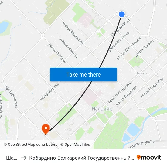 Шанхай to Кабардино-Балкарский Государственный Аграрный Университет map