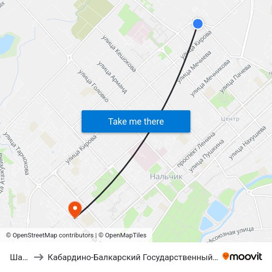 Шанхай to Кабардино-Балкарский Государственный Аграрный Университет map