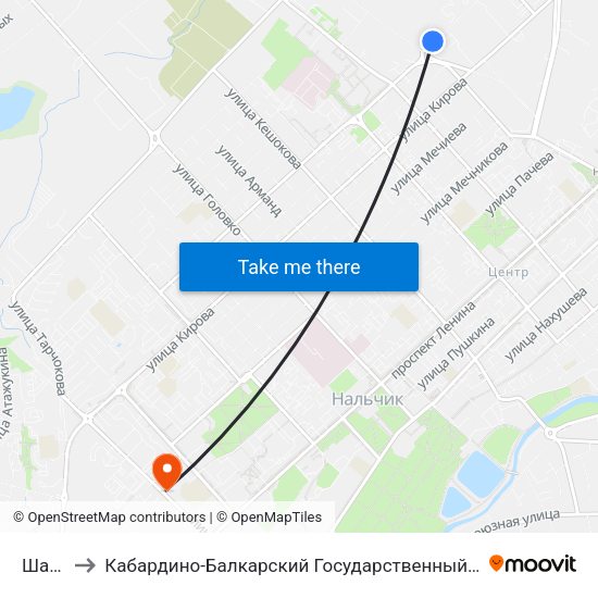 Шанхай to Кабардино-Балкарский Государственный Аграрный Университет map