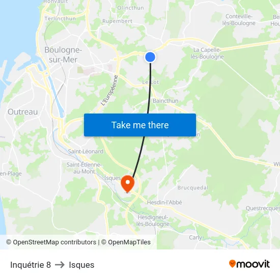 Inquétrie 8 to Isques map