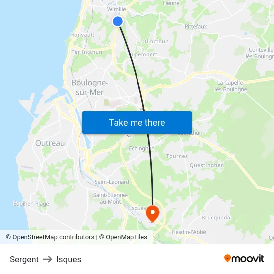 Sergent to Isques map