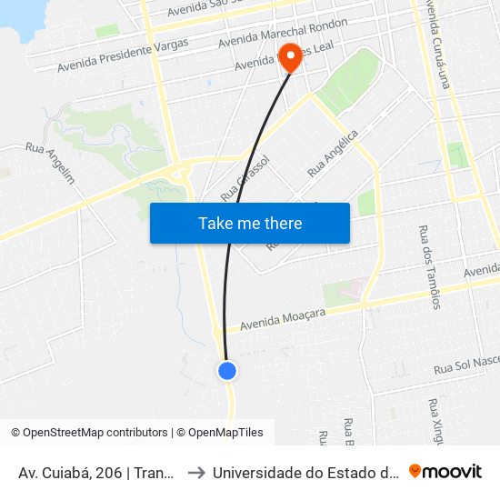 Av. Cuiabá, 206 | Transete Express to Universidade do Estado do Pará (UEPA) map