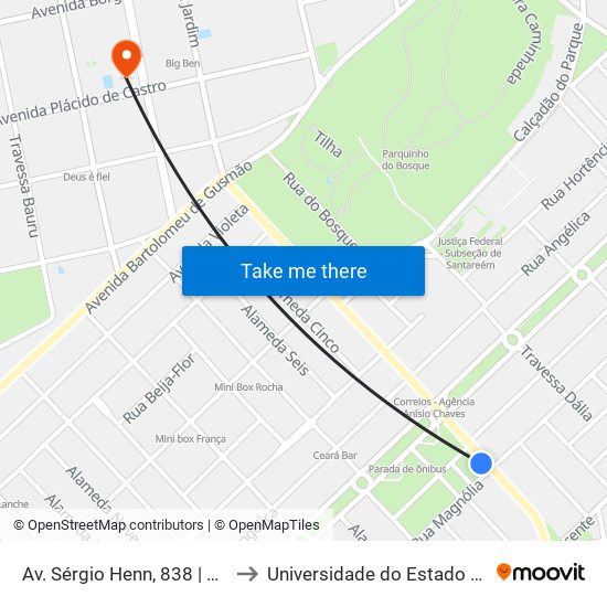Av. Sérgio Henn, 838 | Semtras / Pms to Universidade do Estado do Pará (UEPA) map