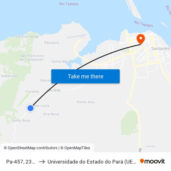 Pa-457, 2318 to Universidade do Estado do Pará (UEPA) map