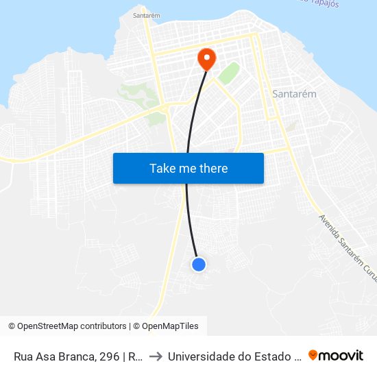 Rua Asa Branca, 296 | Rua Da Amizade to Universidade do Estado do Pará (UEPA) map