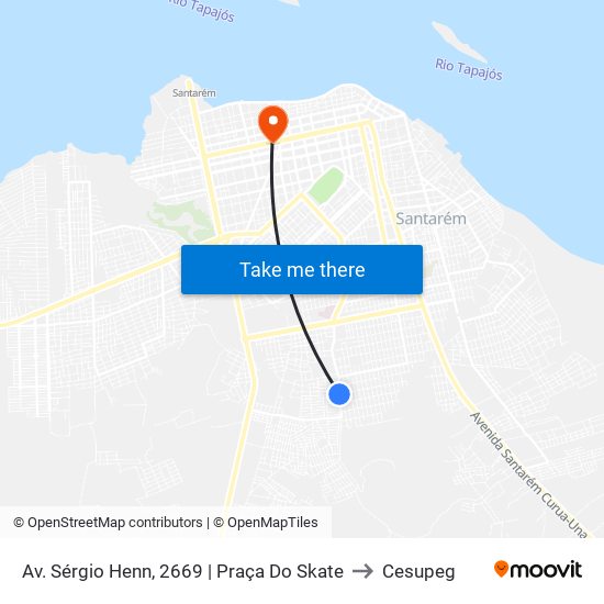 Av. Sérgio Henn, 2669 | Praça Do Skate to Cesupeg map