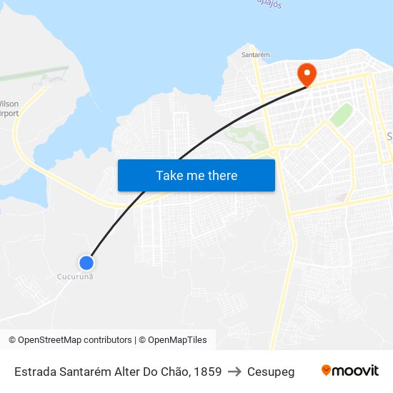 Estrada Santarém Alter Do Chão, 1859 to Cesupeg map