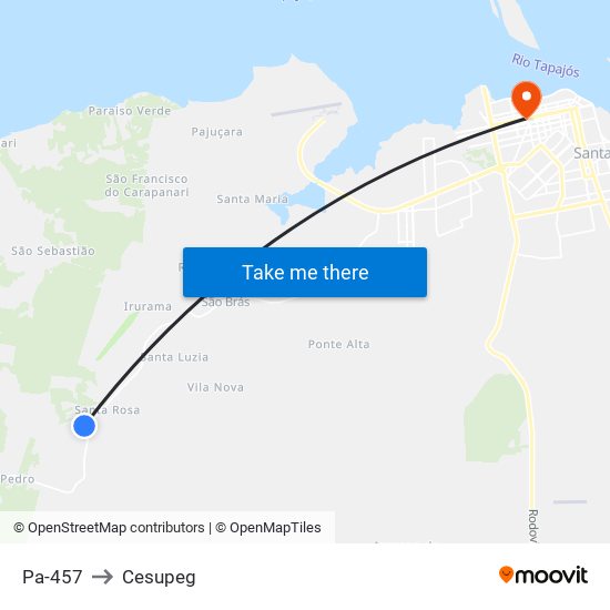 Pa-457 to Cesupeg map