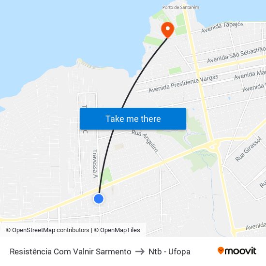 Resistência Com Valnir Sarmento to Ntb - Ufopa map