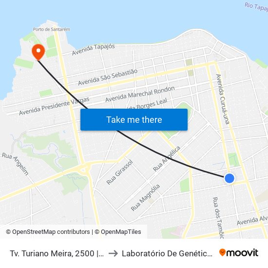 Tv. Turiano Meira, 2500 | Frigo Tapajós to Laboratório De Genética Da Interação map