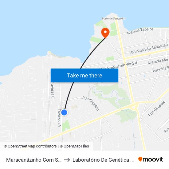 Maracanãzinho Com São Marcos to Laboratório De Genética Da Interação map