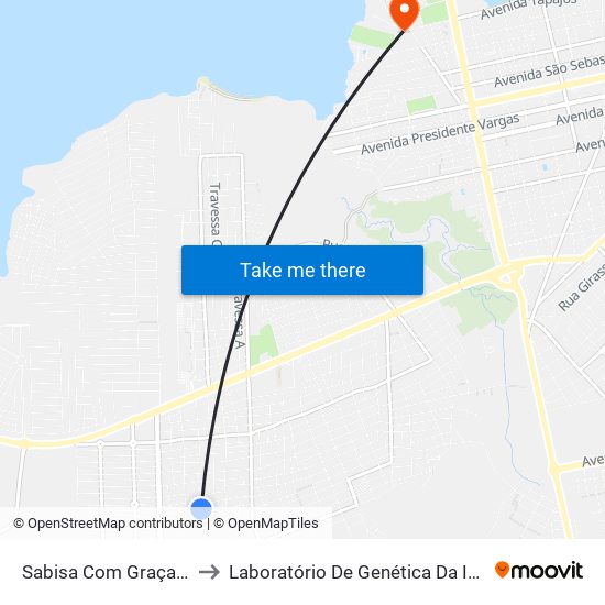 Sabisa Com Graça E Paz to Laboratório De Genética Da Interação map