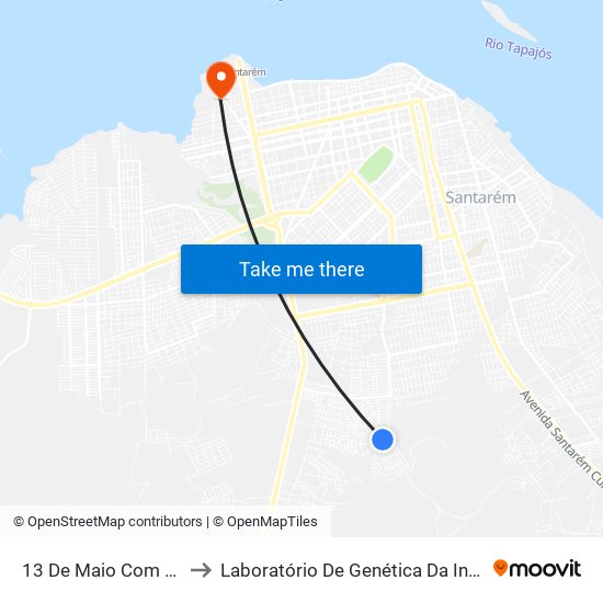 13 De Maio Com Rua E to Laboratório De Genética Da Interação map