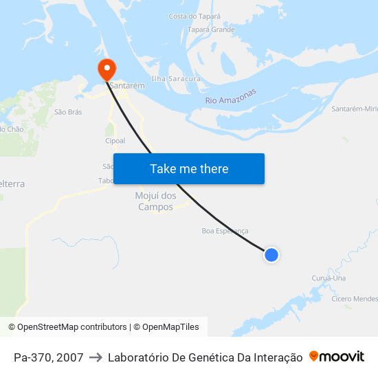 Pa-370, 2007 to Laboratório De Genética Da Interação map