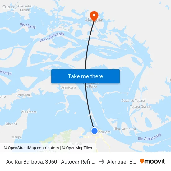 Av. Rui Barbosa, 3060 | Autocar Refrigeração to Alenquer Brazil map