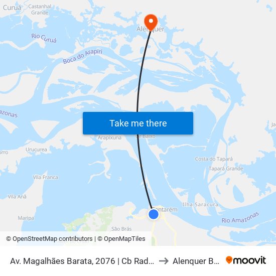 Av. Magalhães Barata, 2076 | Cb Radiadores to Alenquer Brazil map