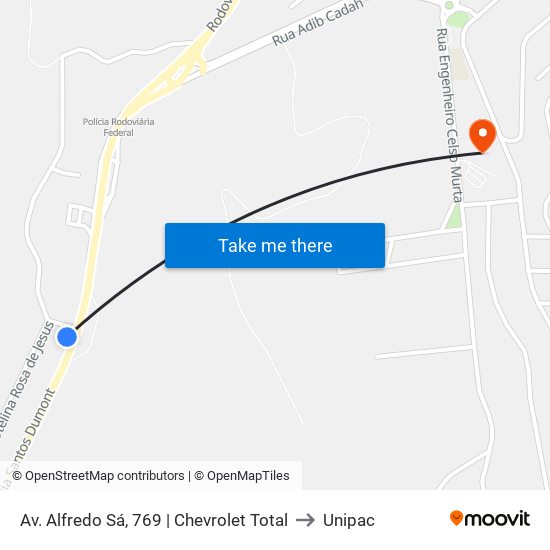 Av. Alfredo Sá, 769 | Chevrolet Total to Unipac map