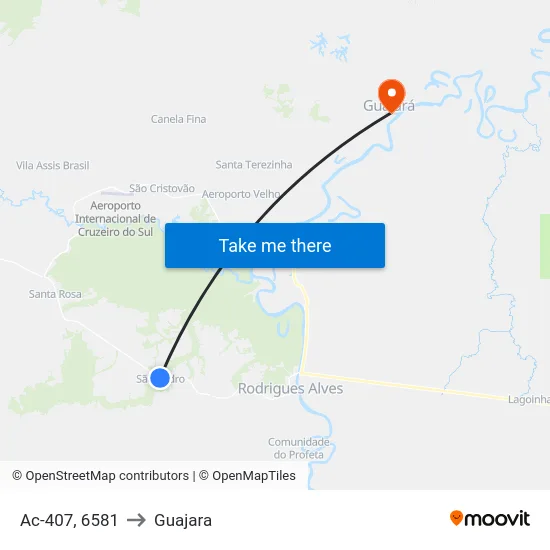 Ac-407, 6581 to Guajara map