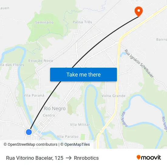 Rua Vitorino Bacelar, 125 to Rnrobotics map