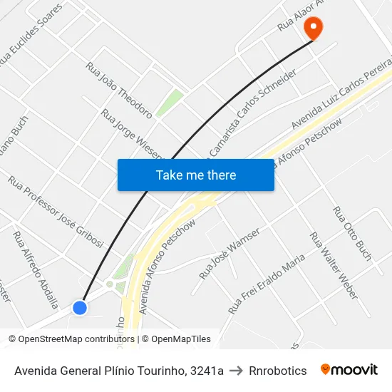Avenida General Plínio Tourinho, 3241a to Rnrobotics map