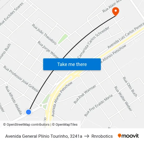 Avenida General Plínio Tourinho, 3241a to Rnrobotics map