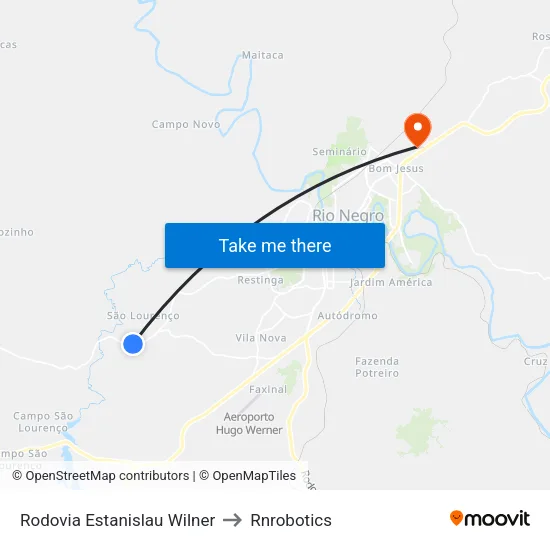 Rodovia Estanislau Wilner to Rnrobotics map