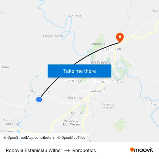 Rodovia Estanislau Wilner to Rnrobotics map