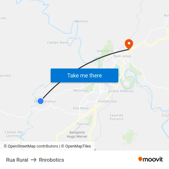 Rua Rural to Rnrobotics map