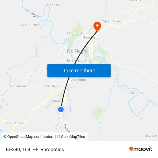 Br-280, 164 to Rnrobotics map