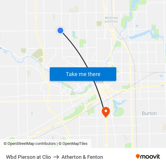 Wbd Pierson at Clio to Atherton & Fenton map