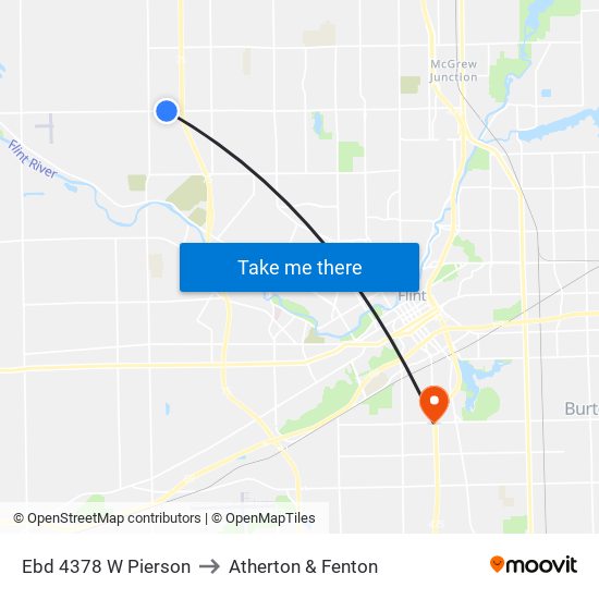 Ebd 4378 W Pierson to Atherton & Fenton map