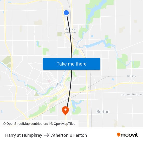 Harry at Humphrey to Atherton & Fenton map