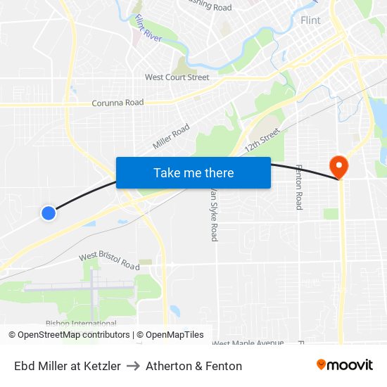 Ebd Miller at Ketzler to Atherton & Fenton map