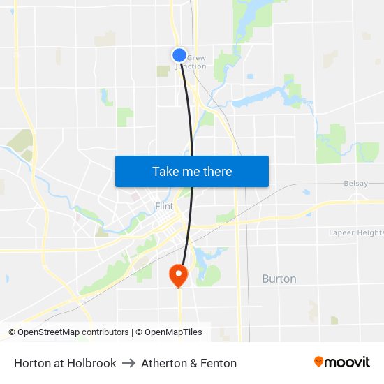 Horton at Holbrook to Atherton & Fenton map