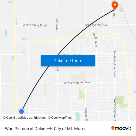 Wbd Pierson at Dolan to City of Mt. Morris map