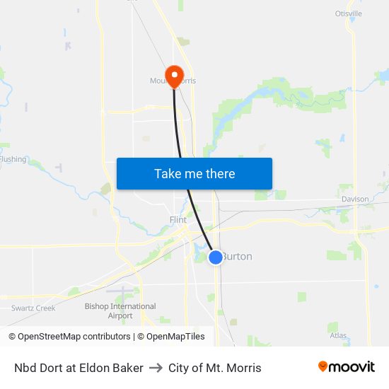 Nbd Dort at Eldon Baker to City of Mt. Morris map