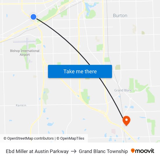 Ebd Miller at Austin Parkway to Grand Blanc Township map