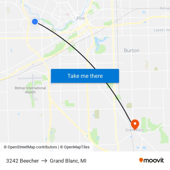 3242 Beecher to Grand Blanc, MI map