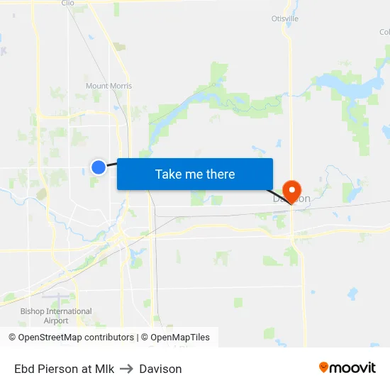 Ebd Pierson at Mlk to Davison map