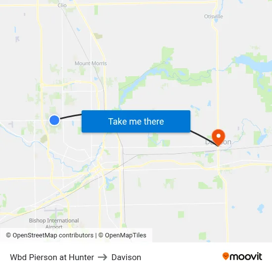 Wbd Pierson at Hunter to Davison map