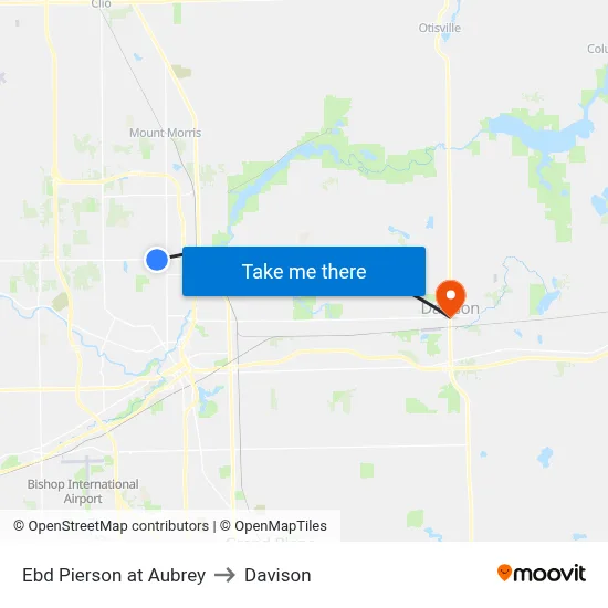 Ebd Pierson at Aubrey to Davison map