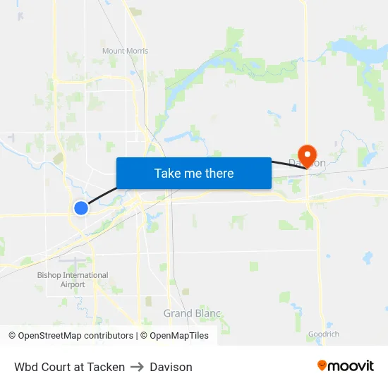 Wbd Court at Tacken to Davison map