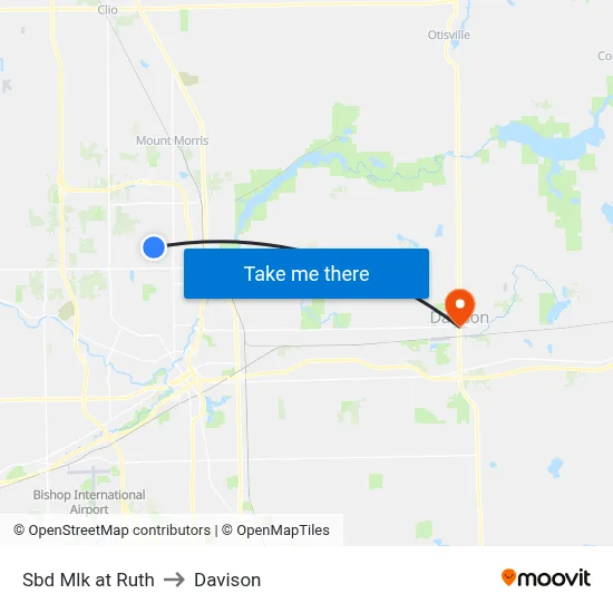 Sbd Mlk at Ruth to Davison map