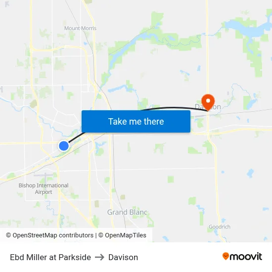 Ebd Miller at Parkside to Davison map